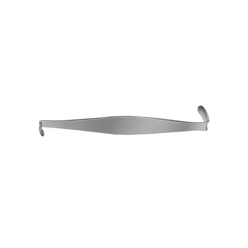 Crile Retractor, Double-Ended, 3.0 Mm X 11.0 Mm & 6.0 Mm X 20.0 Mm Blades, 4 1/2" (11.4 Cm)